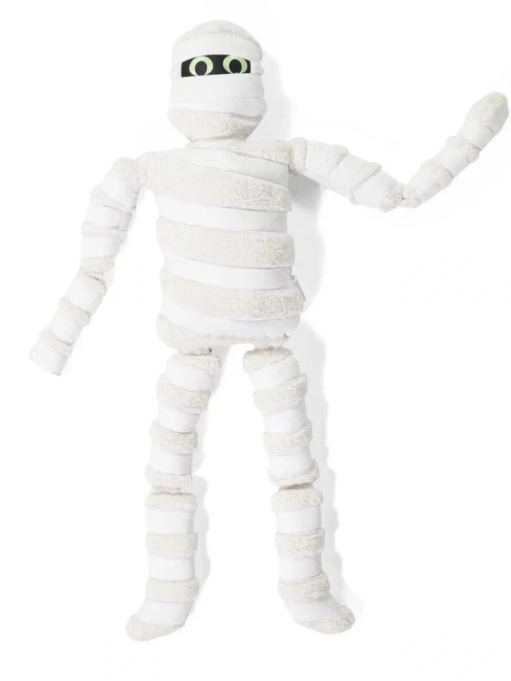 Isaac Mizrahi Mummy Body Pillow Halloween 32” x 60” Decor Glow In Dark